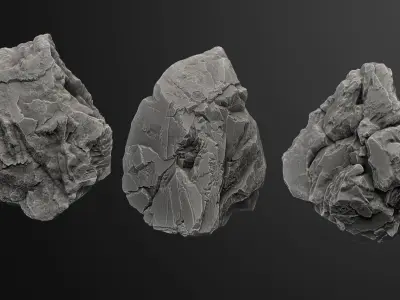 zbrush  Rock  3D model