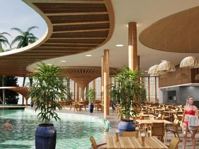 ARQUITETURAL RESTAURANT 3D model