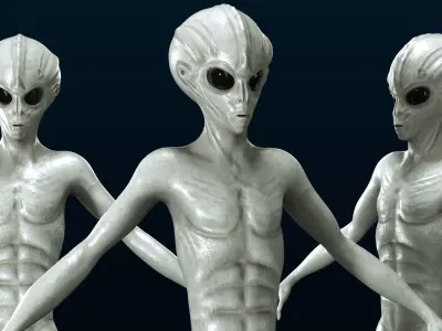 Alien Character 3D model