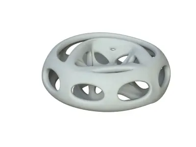 SciFi Cube Object No 65969 Low Poly Shape Low-poly 3D model
