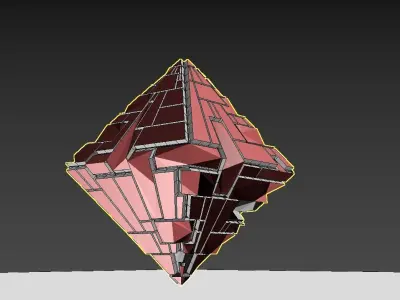 ARCHITECTURE Free low-poly 3D model