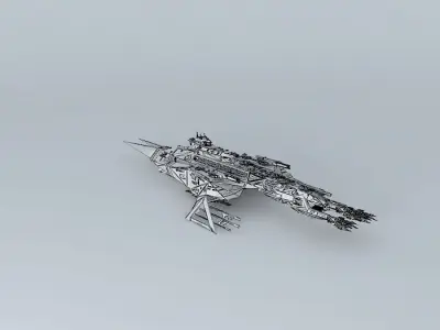 Trident Class Strike Cruiser SC225A-1 3D model