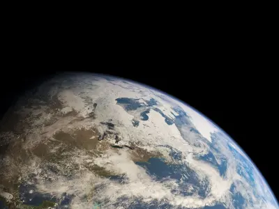 Earth planet 3D model