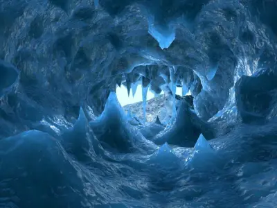Ice Cave 3D model