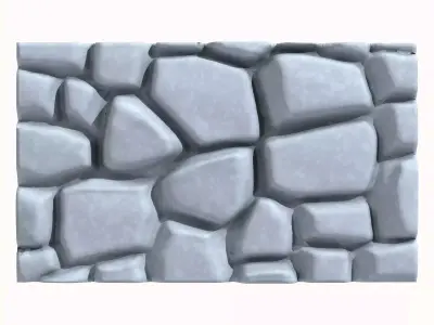 Medieval Stone Wall Pack 10 Modular Wall Segments