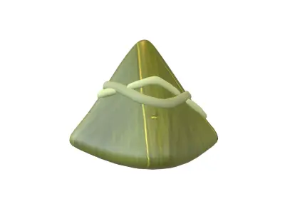 Rice Dumplin v1 004 Low-poly 3D model