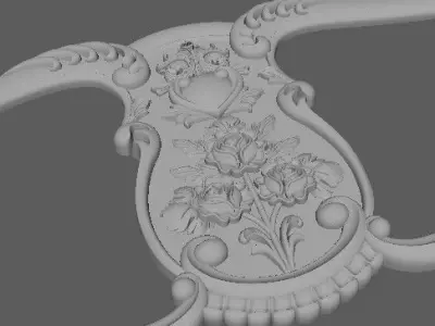 headboard and footboard 3D model