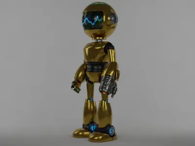 Robot 3D model 35