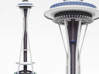 Space Needle 3D model