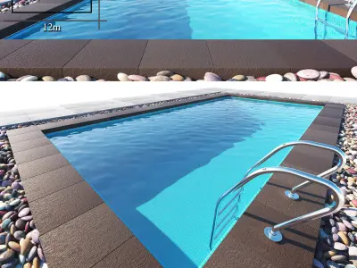 Swimming pool 3D model