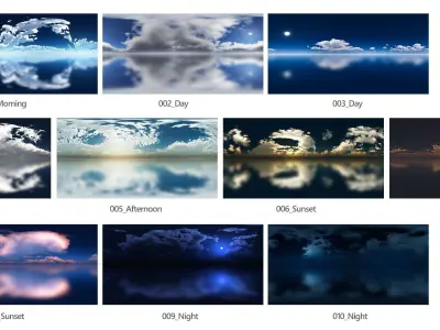 4k HDR Skies Vol I 3D model