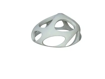 SciFi Cube Object No 55446 Low Poly Shape Low-poly 3D model