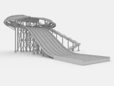 Waterpark Slide 6 3D model