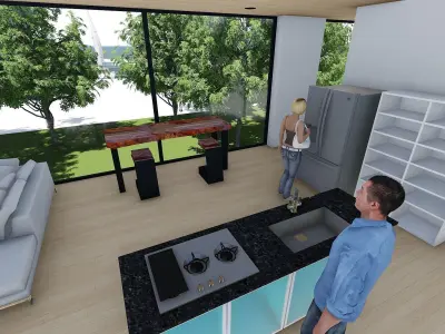 Modern House 3D model