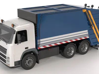  Generic Garbage Truck 03 