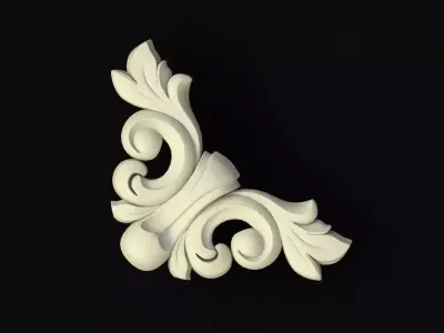Decor for furniture 3D model 29