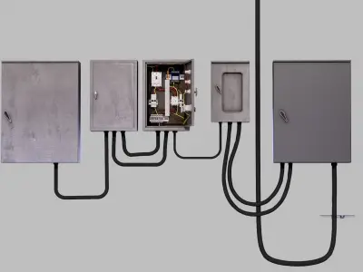 Electrical Box 3D model