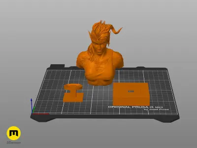 Karlach Bust - Baldurs Gate 3D print model