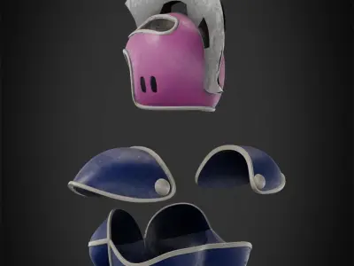 Chi-Chi Battle Armor for Cosplay 3D print model