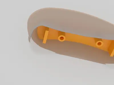 Microwave Cover 3D model