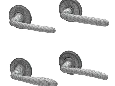 Door Handles 01 04 3D model
