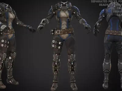 Exo-Stranger Armor for Cosplay 3D print model