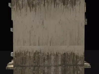 Old Apartement 3d Model Low-poly 3D model