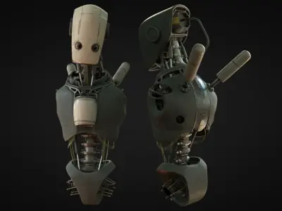 Robot humanoid 3D model buy