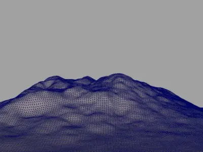 3d Terrain Mountain 3D model
