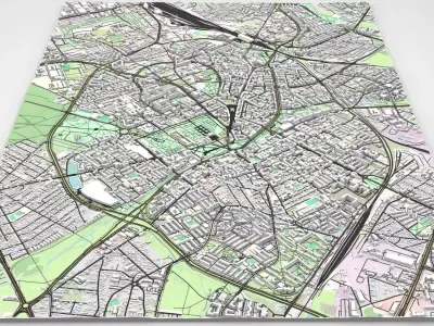 Cityscape Bialystok Poland 3D model
