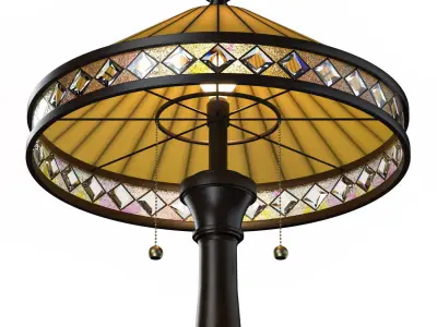 Quoizel Bowing Table Lamp 3D model