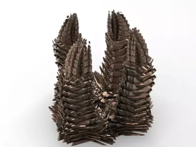 Robot Spine Tower 4 towers 3 3D model