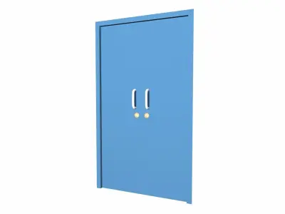 Door 3D Model Low-poly 3D model