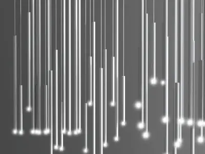 A-tube Nano Led Pendant 3D model