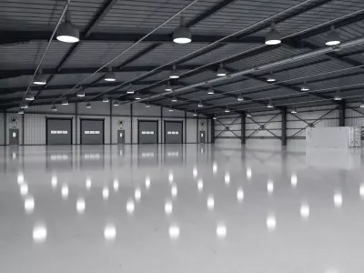 Warehouse interior and exterior 5 3D model