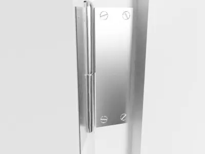 Simple Public Toilet Door - 4 variants 3D model