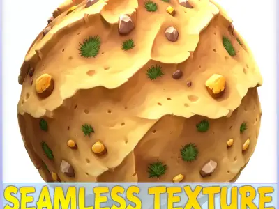 Stylized Ground Seamless Texture Texture