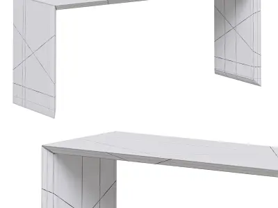 Infinity pridivannyy table by giorgiocollection 3D model