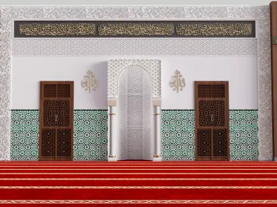 Mihrab Mosque 3D model