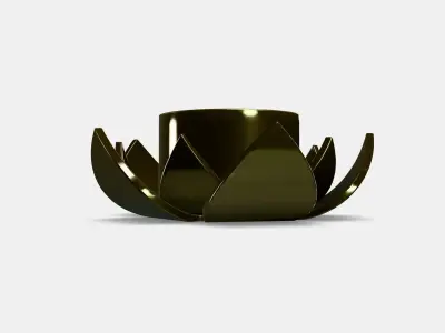 KNASTRIGT Tealight holder Low-poly 3D model