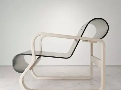 Paimio Armchair 3D model