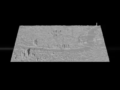 London 3D print model