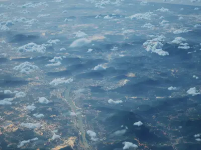 Ximeicun China City Landscape 3D Model 3D model