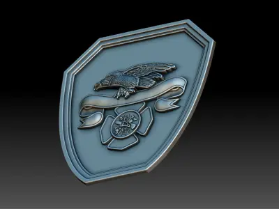 Fire Patch 3D print model