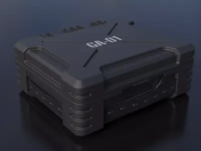 Sci-Fi Container 2 3D model