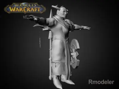 Dwarf Hammer 3D model