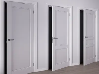 Doors Belgravia Anzio S-DG 3D model