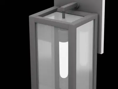 Wall Lamp Furniture  Low-poly 3D model