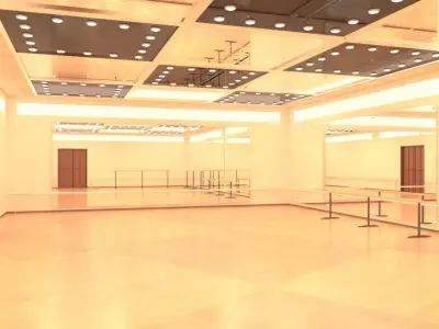 choreography room 3D model