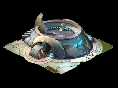 City State Building - Fleet - Guarding Training Ground 3D model